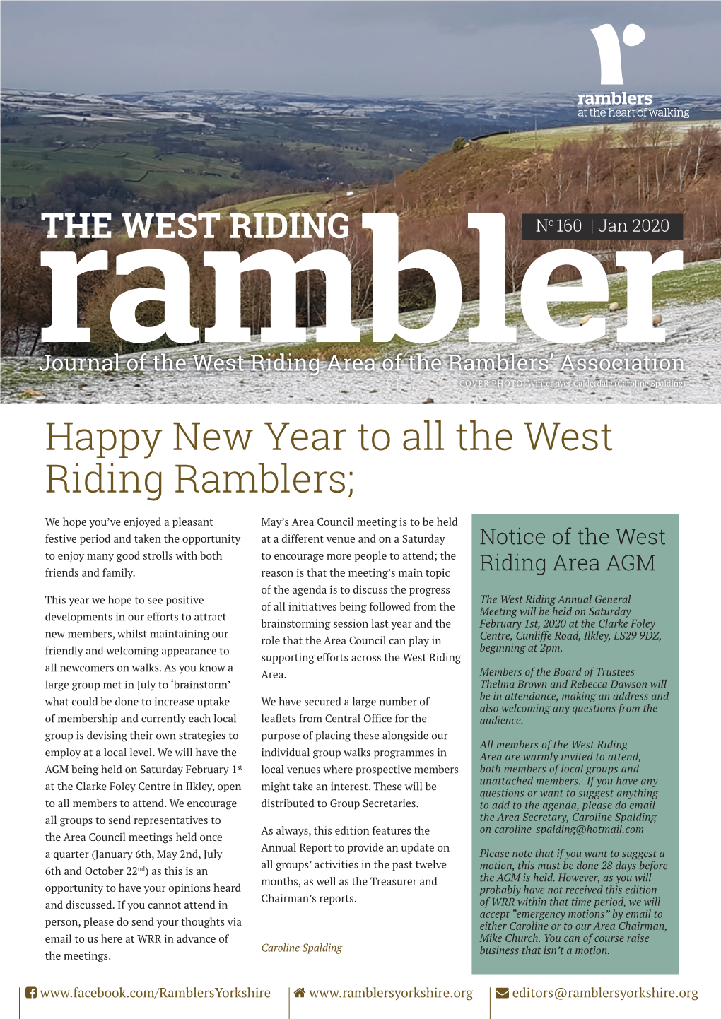 Happy New Year to All the West Riding Ramblers;