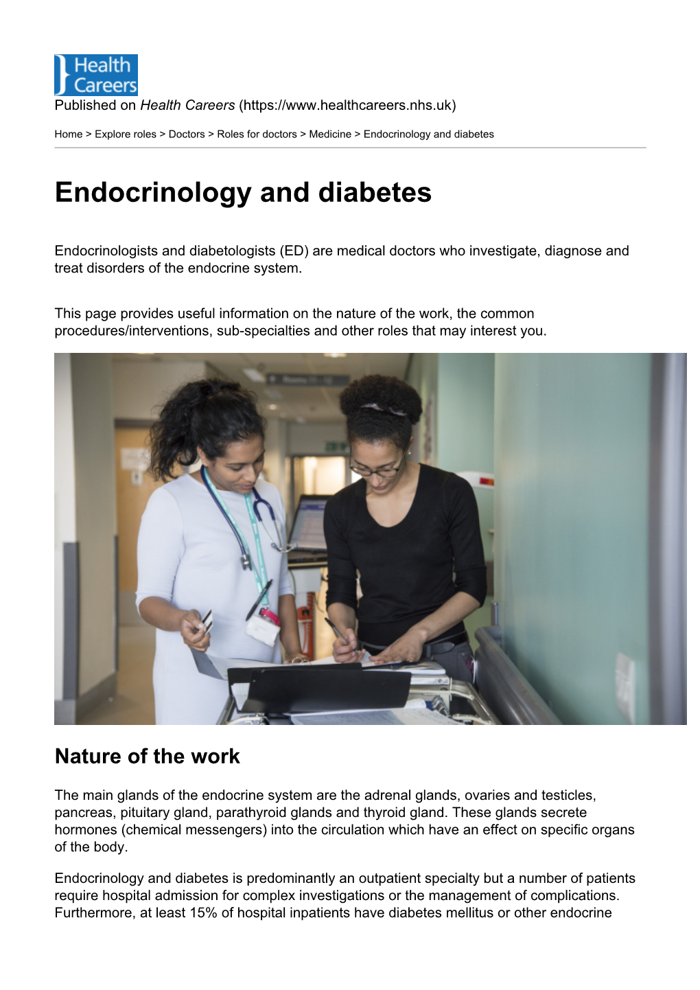 Endocrinology and Diabetes