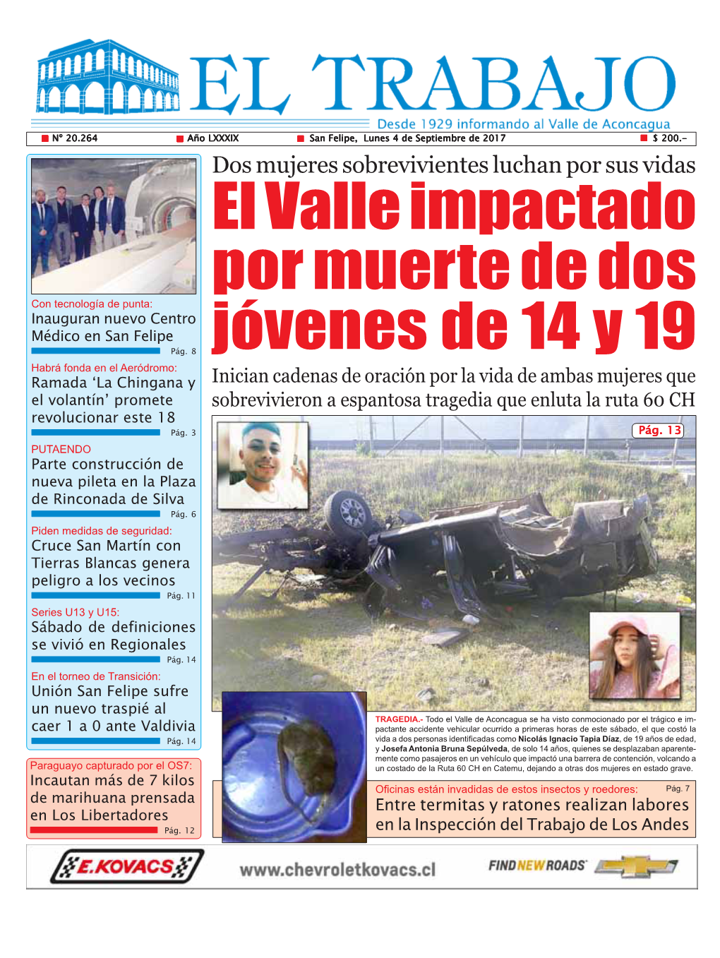 El Valle Impactado Por Muerte De Dos Jóvenes De 14 Y 19