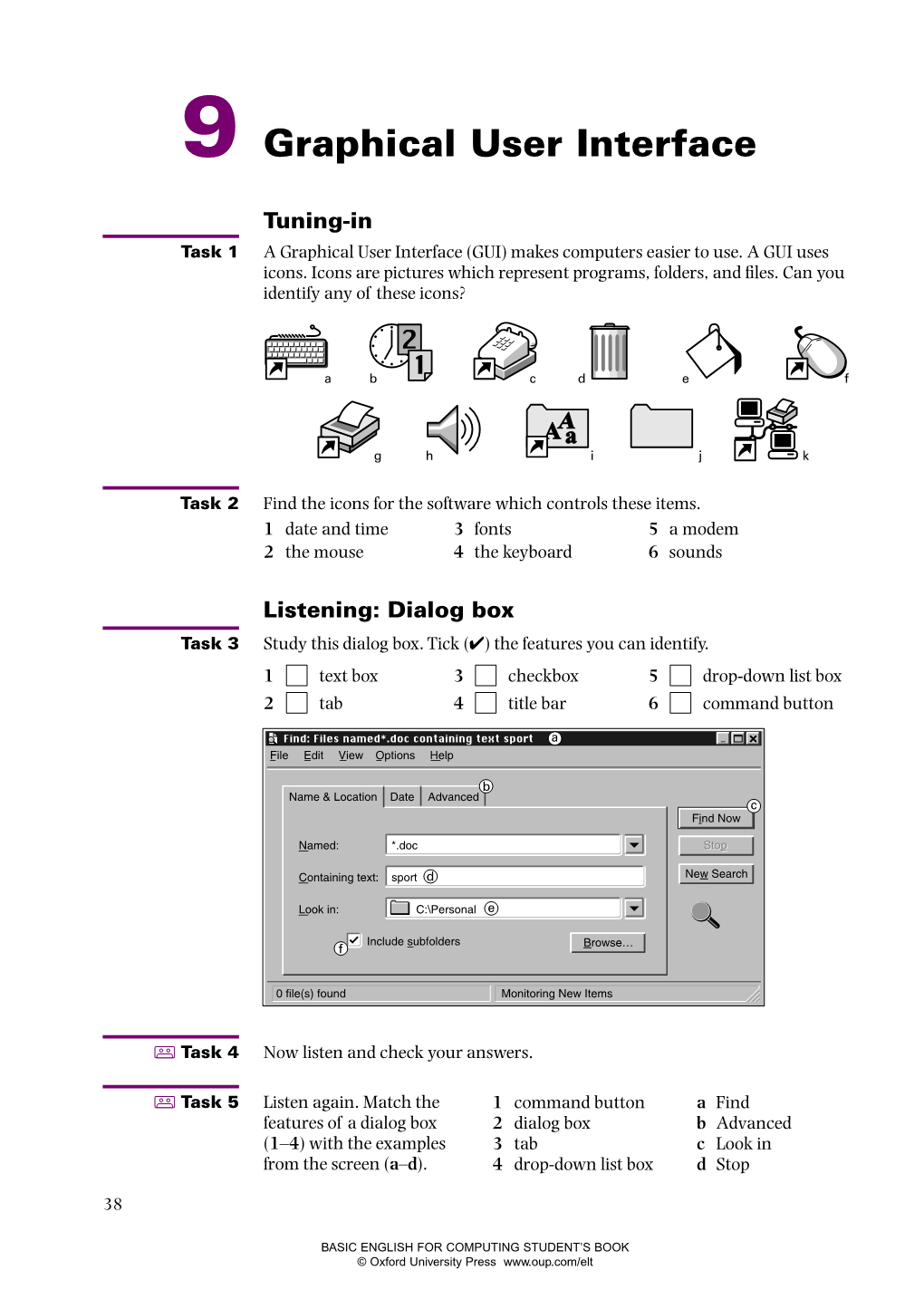 9 Graphical User Interface