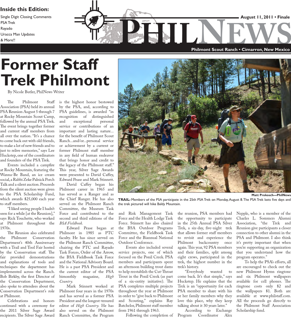 Former Staff Trek Philmont