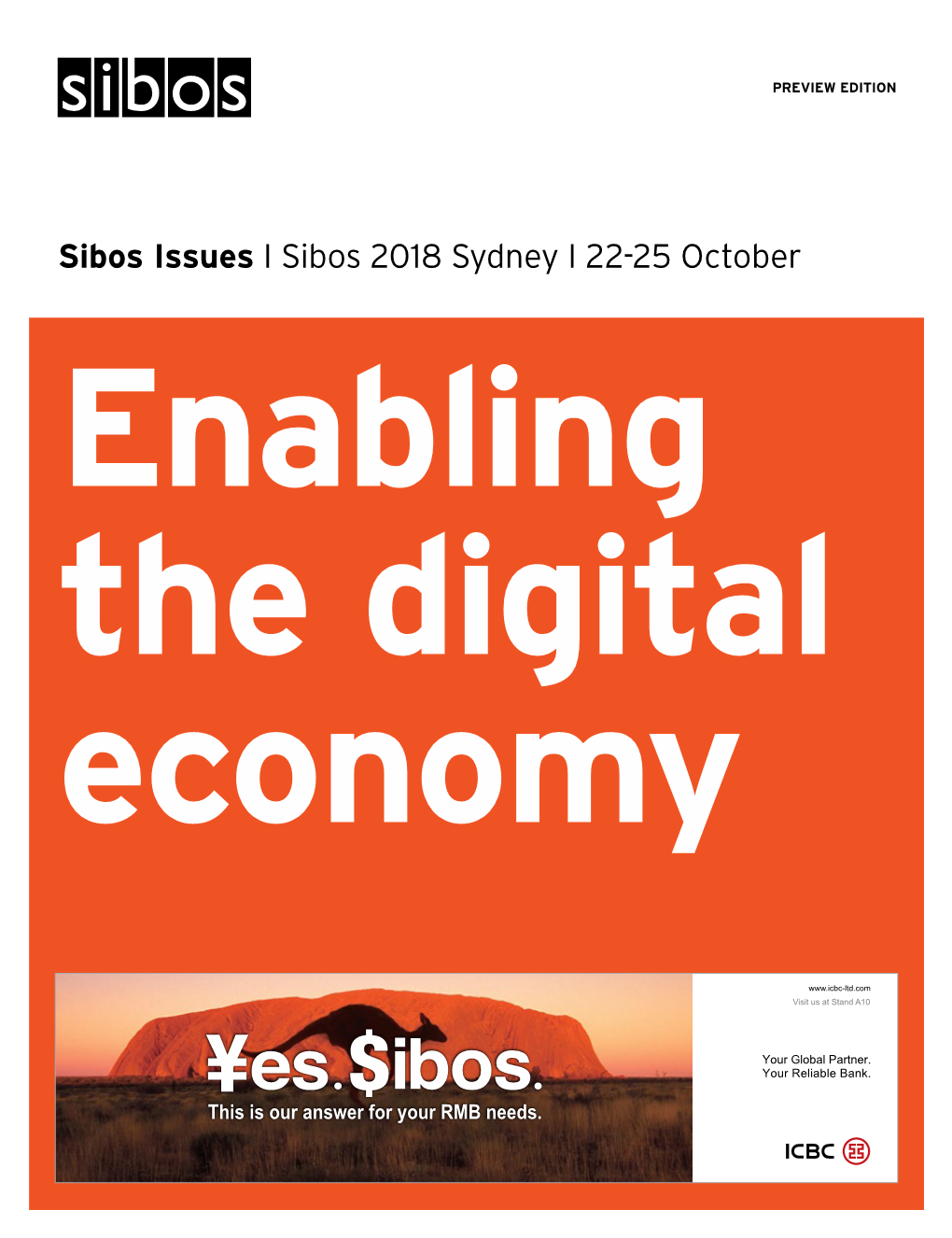 Sibos Issues I Sibos 2018 Sydney I 22-25 October