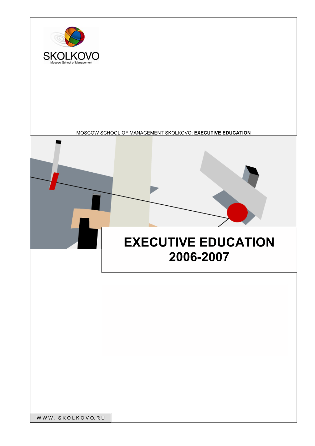 Executive Education 2006-2007