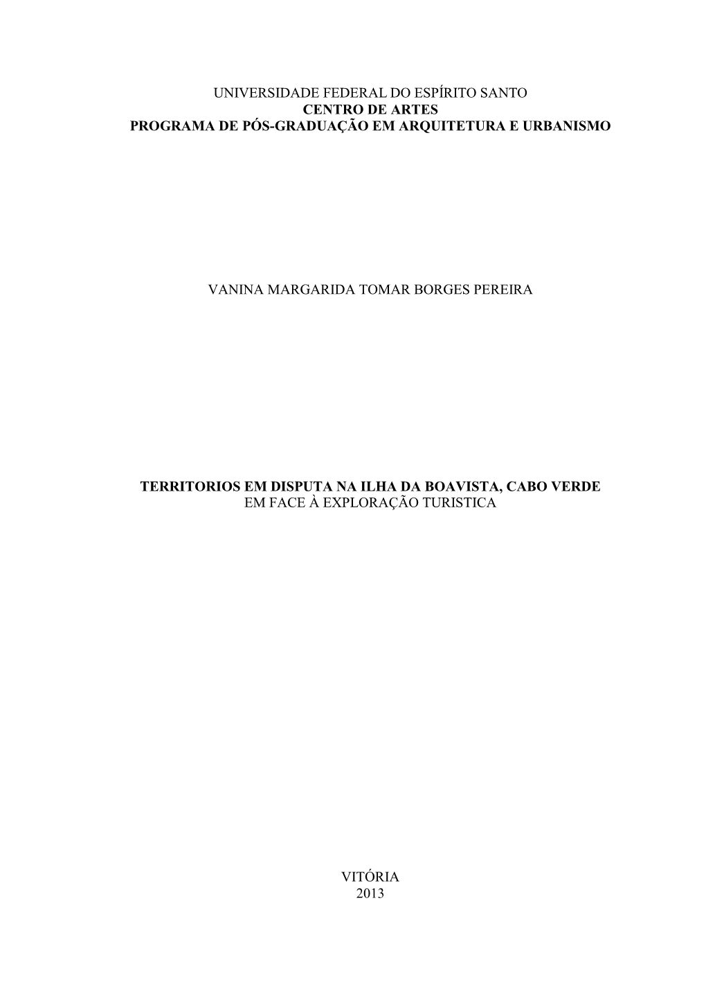 Dissertação De Vanina Margarida Tomar Borges Pereira