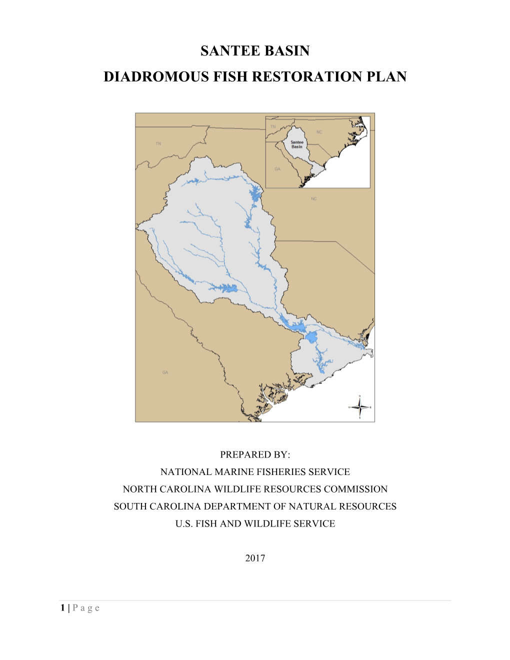 Santee Basin Diadromous Fish Restoration Plan