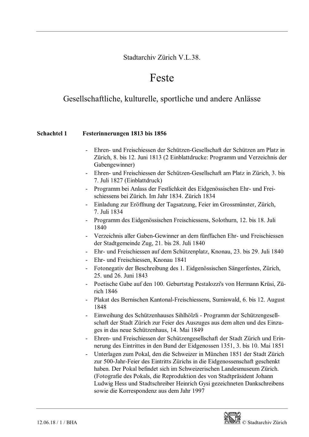 Gesellschaftliche, Kulturelle, Sportliche Und Andere Anlässe