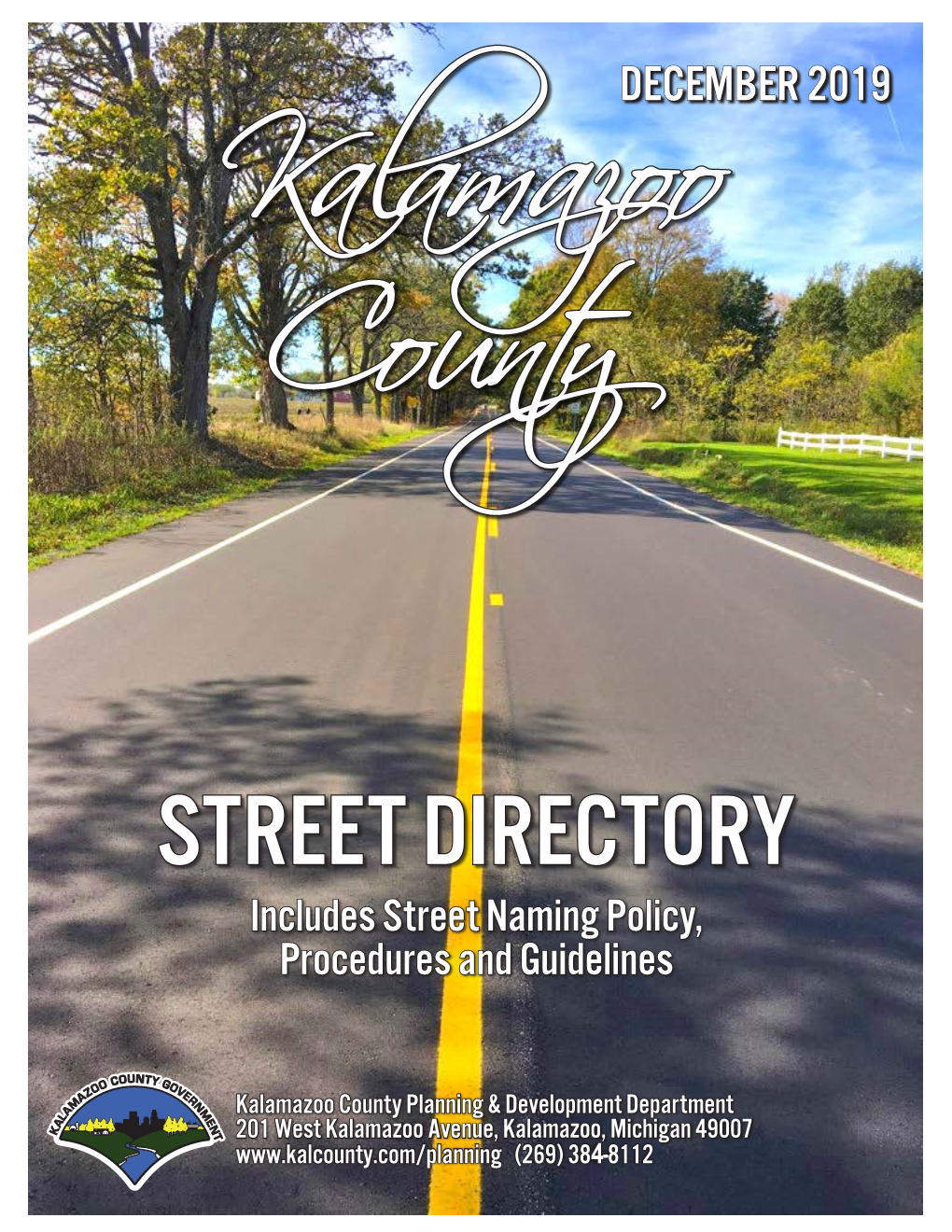 2019 Kalamazoo County Street Directory