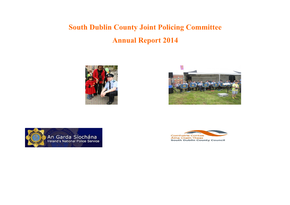 South Dublin County Joint Policing Committee Annual Report 2014