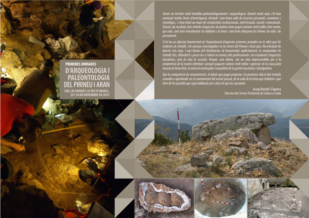 D'arqueologia I Paleontologia Del Pirineu I Aran