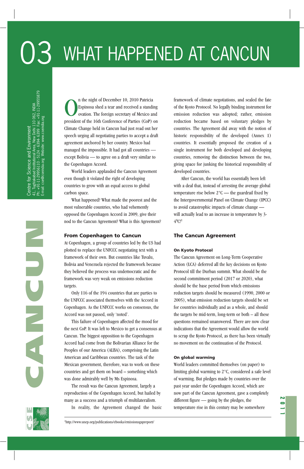 03 What Happened at Cancun:English 18 Factsheet