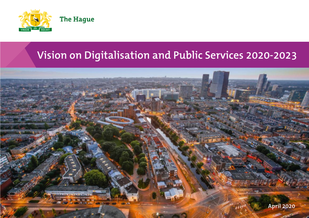 Vision on Digitisation and Public Service 2020-2023