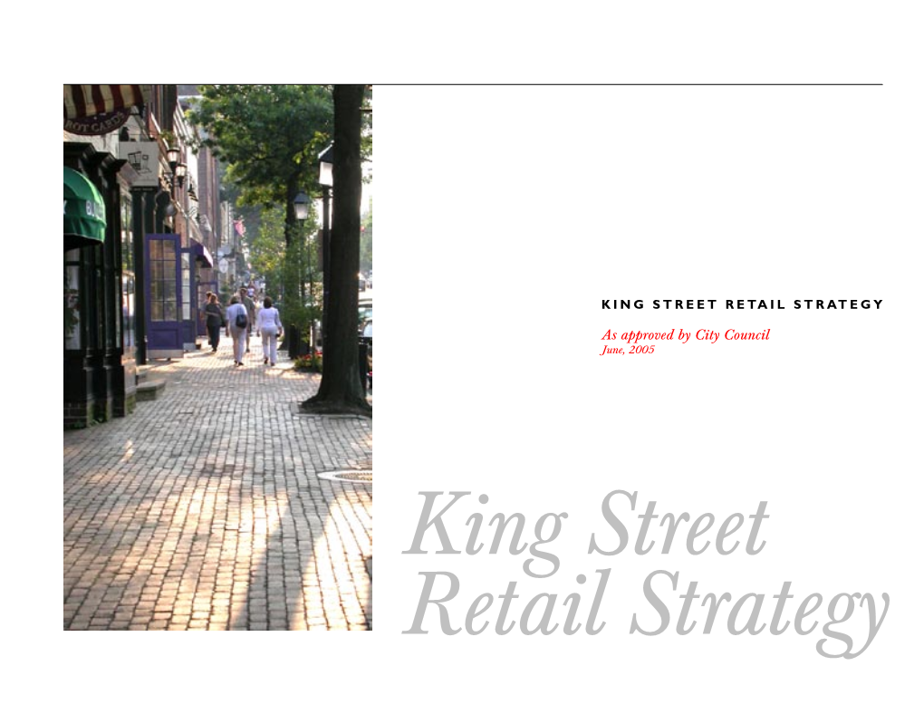 King Street Retail Strategy