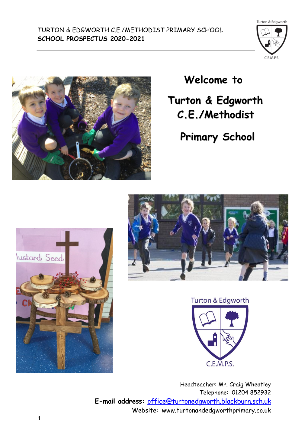 Edgworth C.E./Methodist Primary School School Prospectus 2020-2021