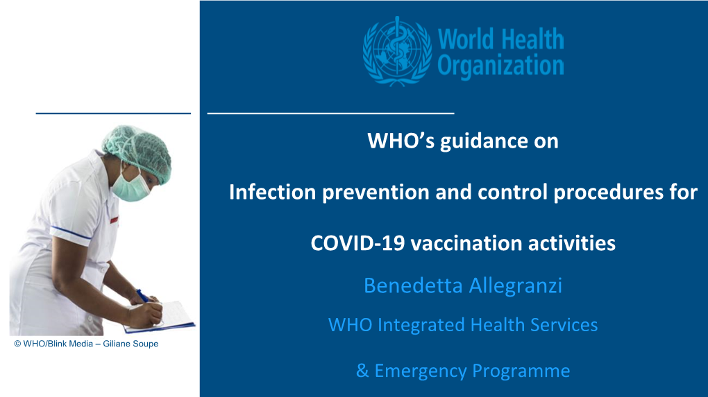Module 3: Organizing COVID-19 Vaccination Sessions
