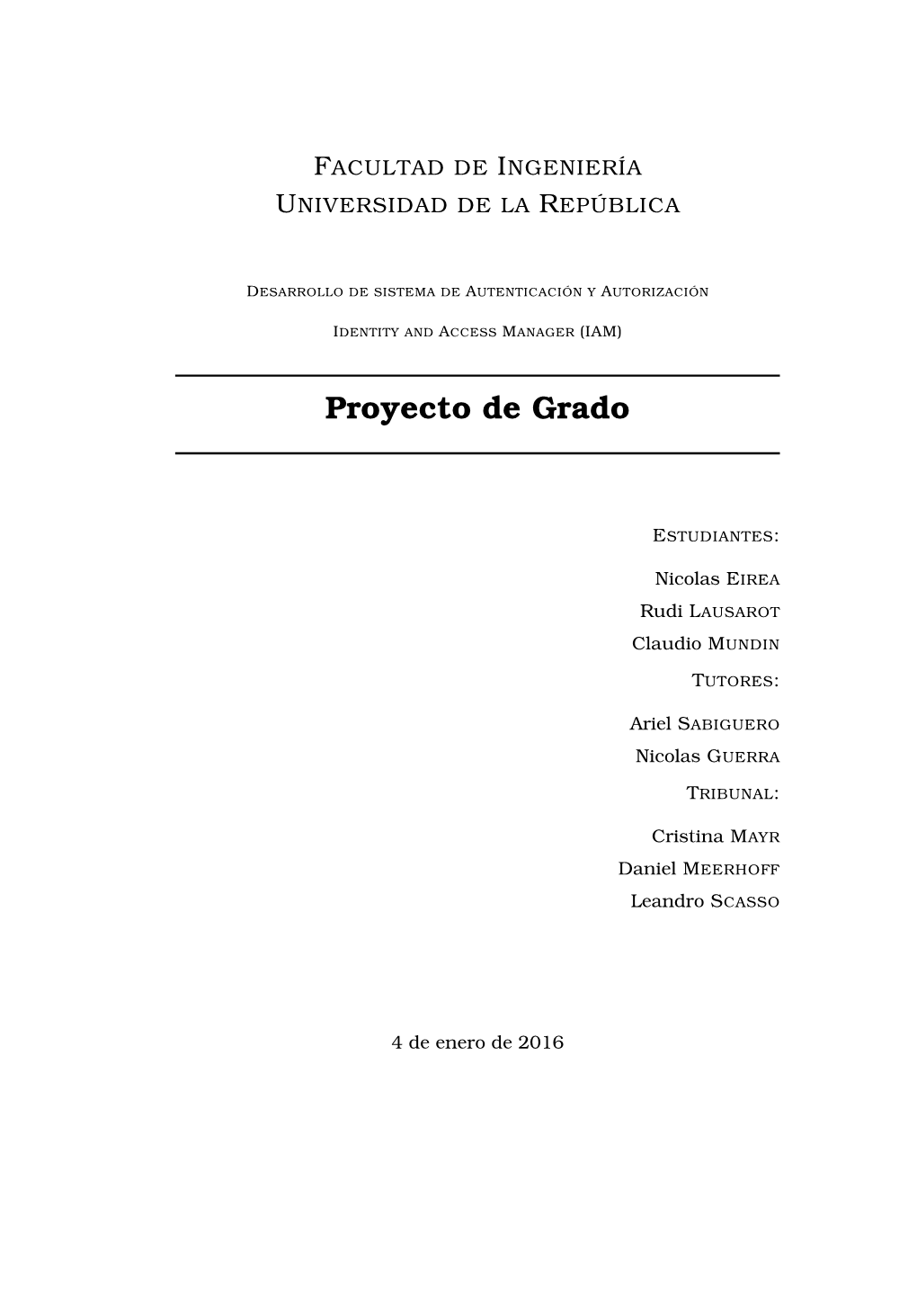 Proyecto De Grado