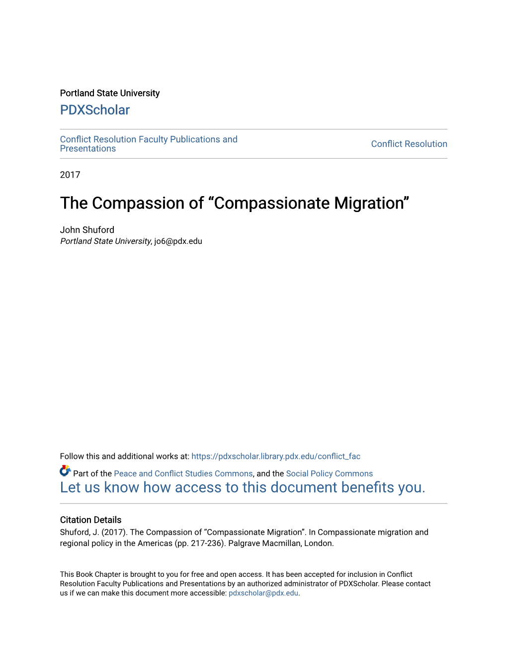 The Compassion of “Compassionate Migration”