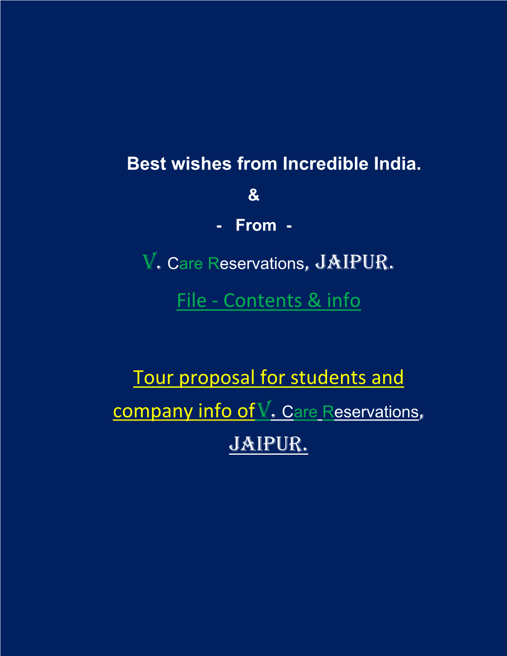 Jaipur 302001. (Raj) India