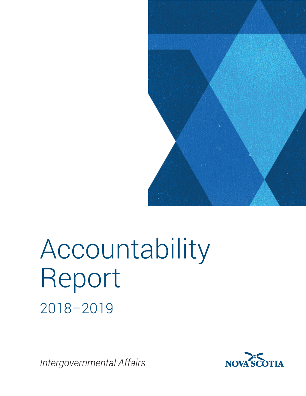 Accountability Report 2018–2019