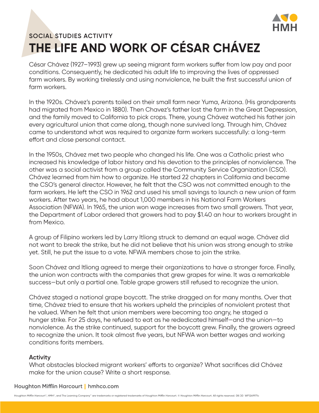 The Life and Work of César Chávez