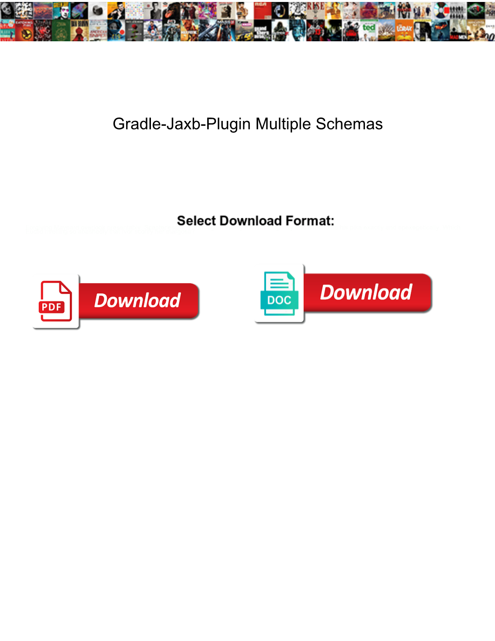 Gradle-Jaxb-Plugin Multiple Schemas