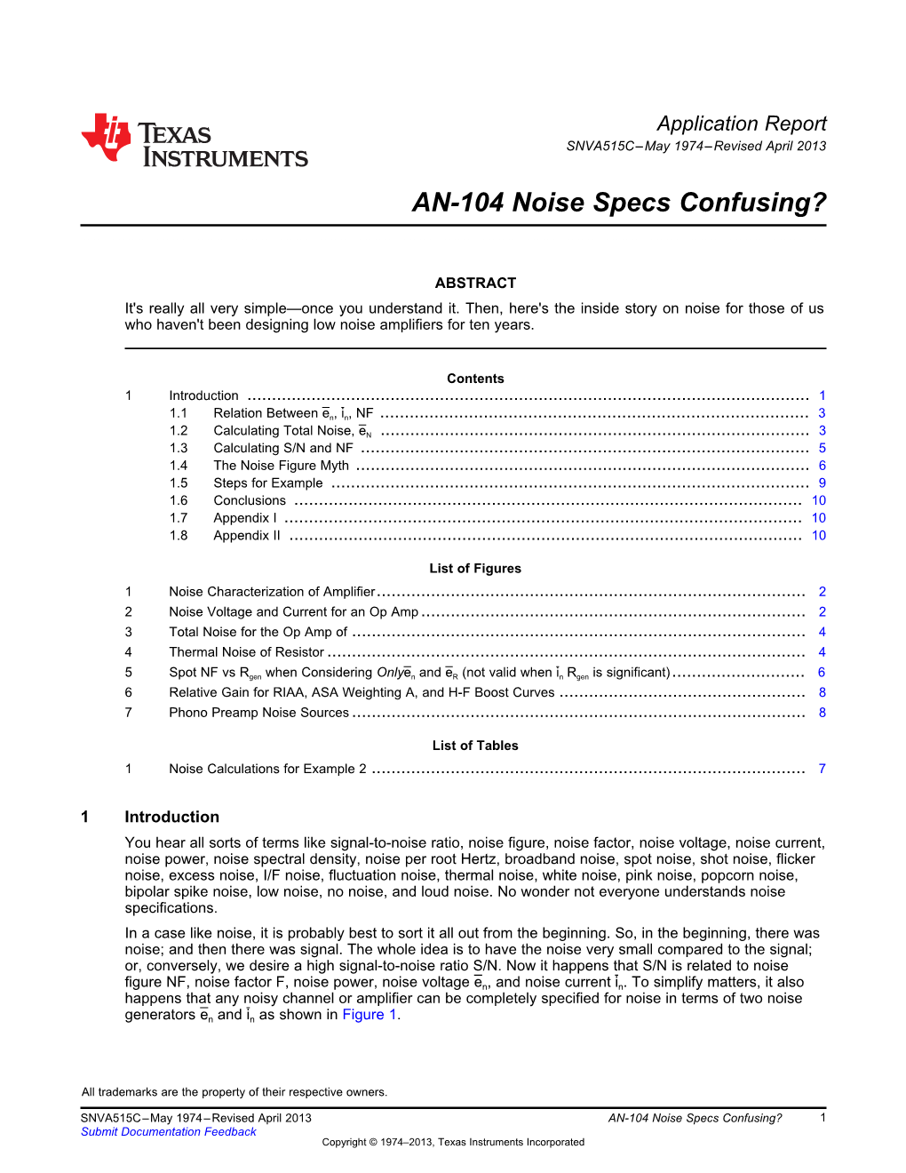 AN-104 Noise Specs Confusing (Rev. C)