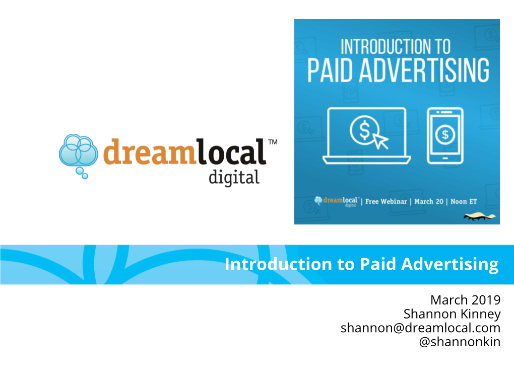 Introduction to Paid Advertising