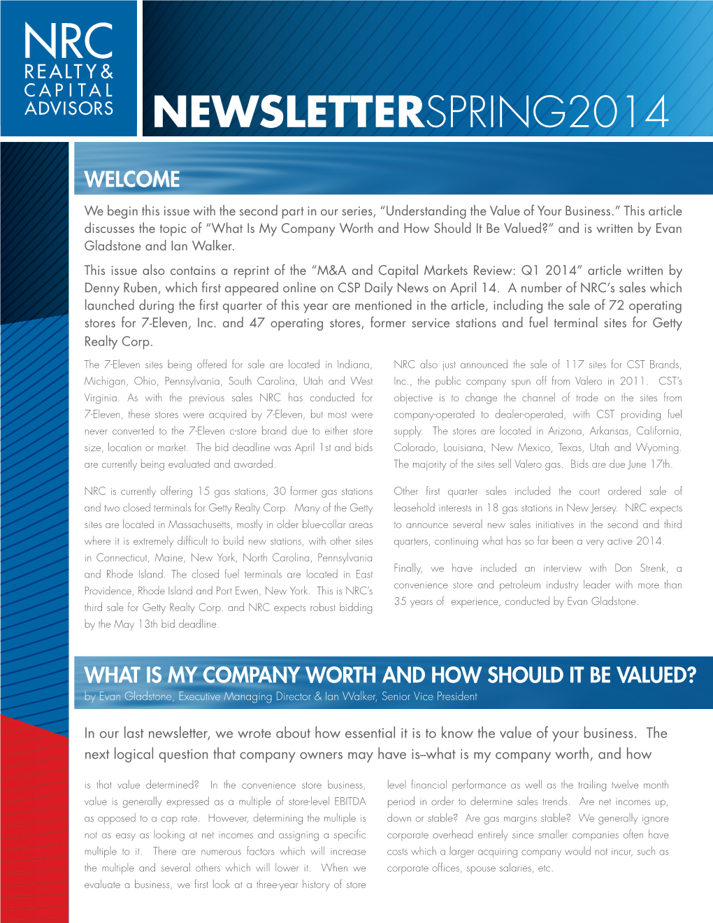 Newsletterspring2014