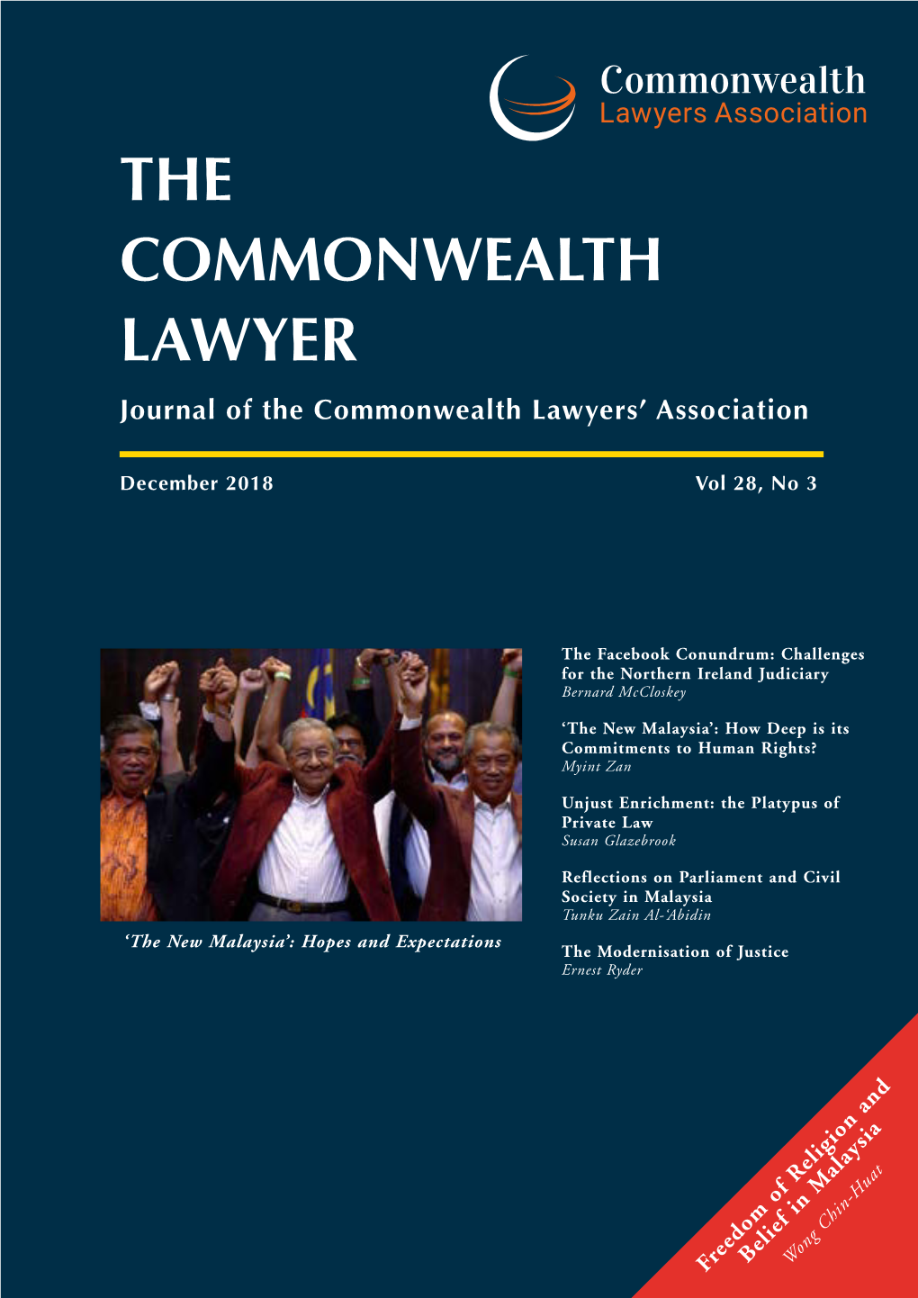 THE COMMONWEALTH LAWYER Journal of the Commonwealth Lawyers’ Association
