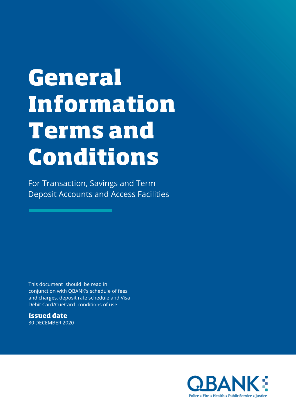 General Information Terms and Conditions