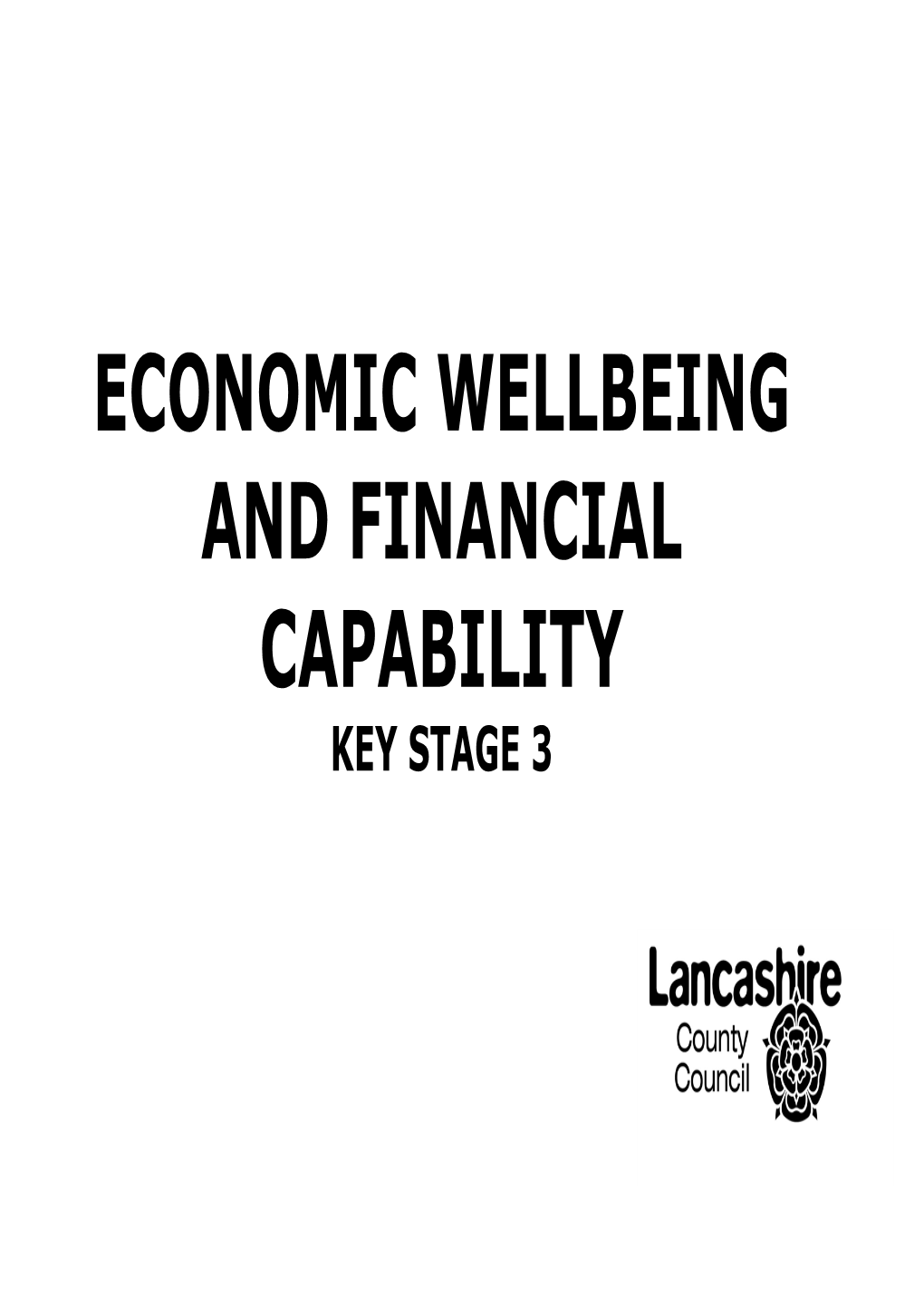 Economic Wellbeing and Financial Capability Key Stage 3