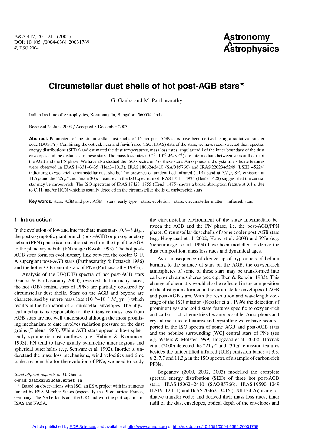 Circumstellar Dust Shells of Hot Post-AGB Stars