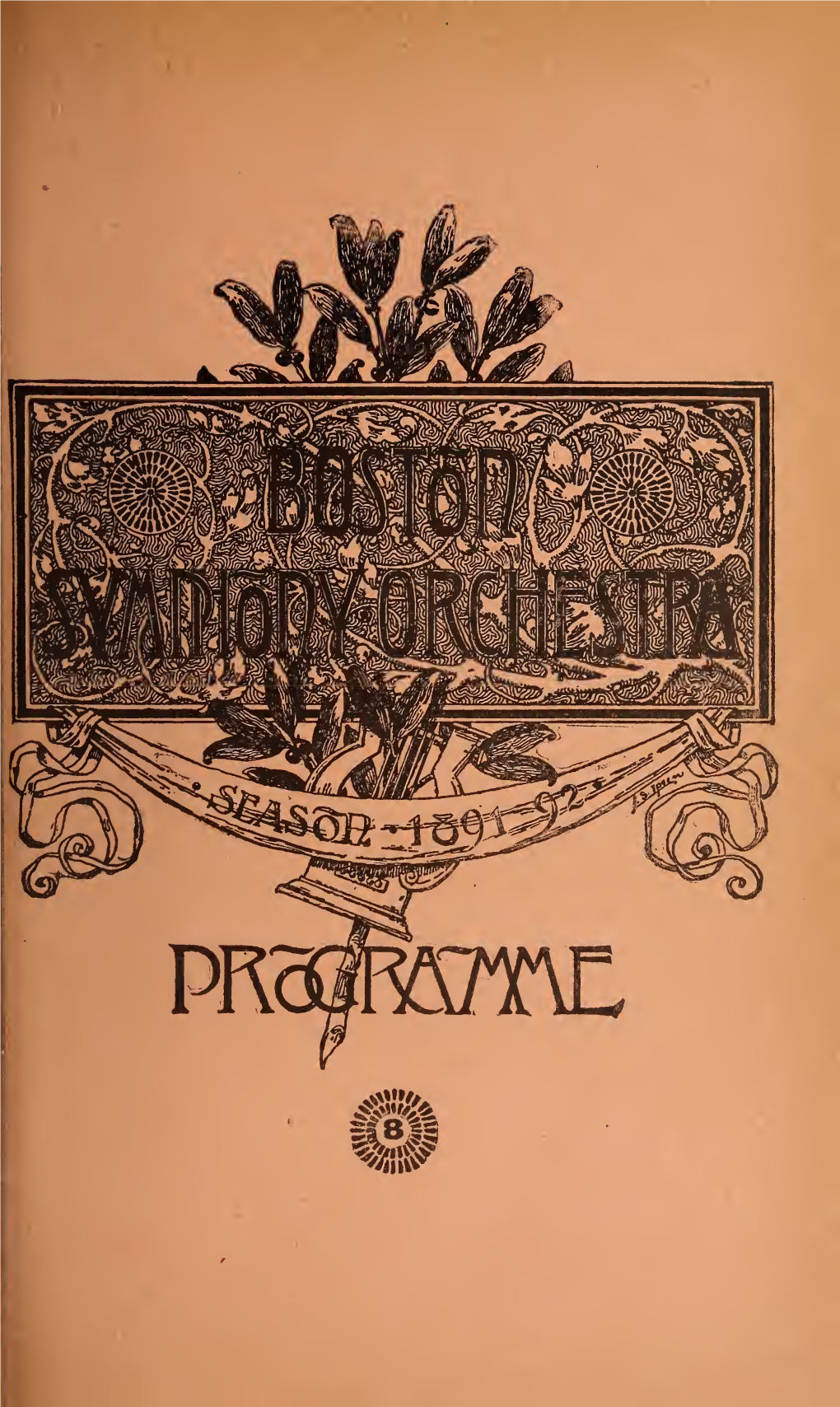 Boston Symphony Orchestra Concert Programs, Season 11, 1891-1892