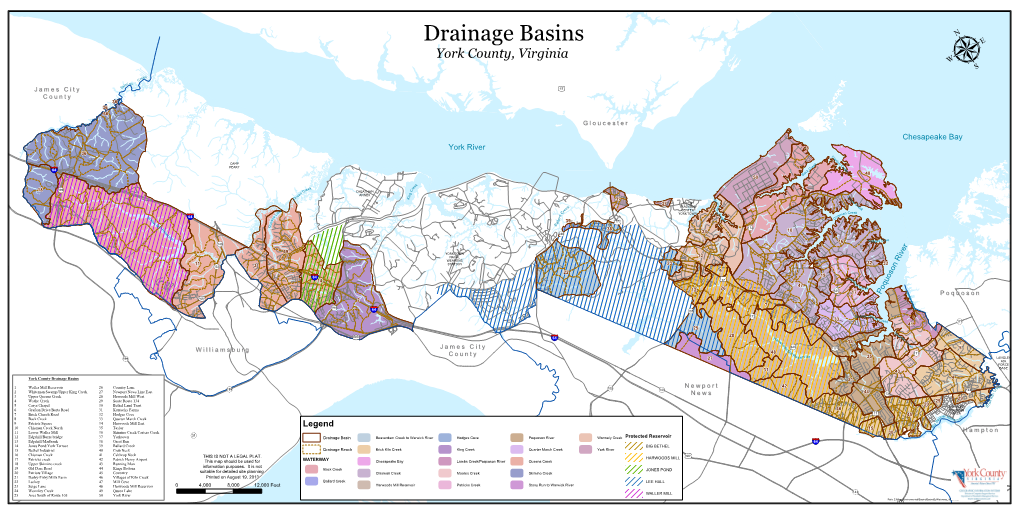 Drainage Basins in York County
