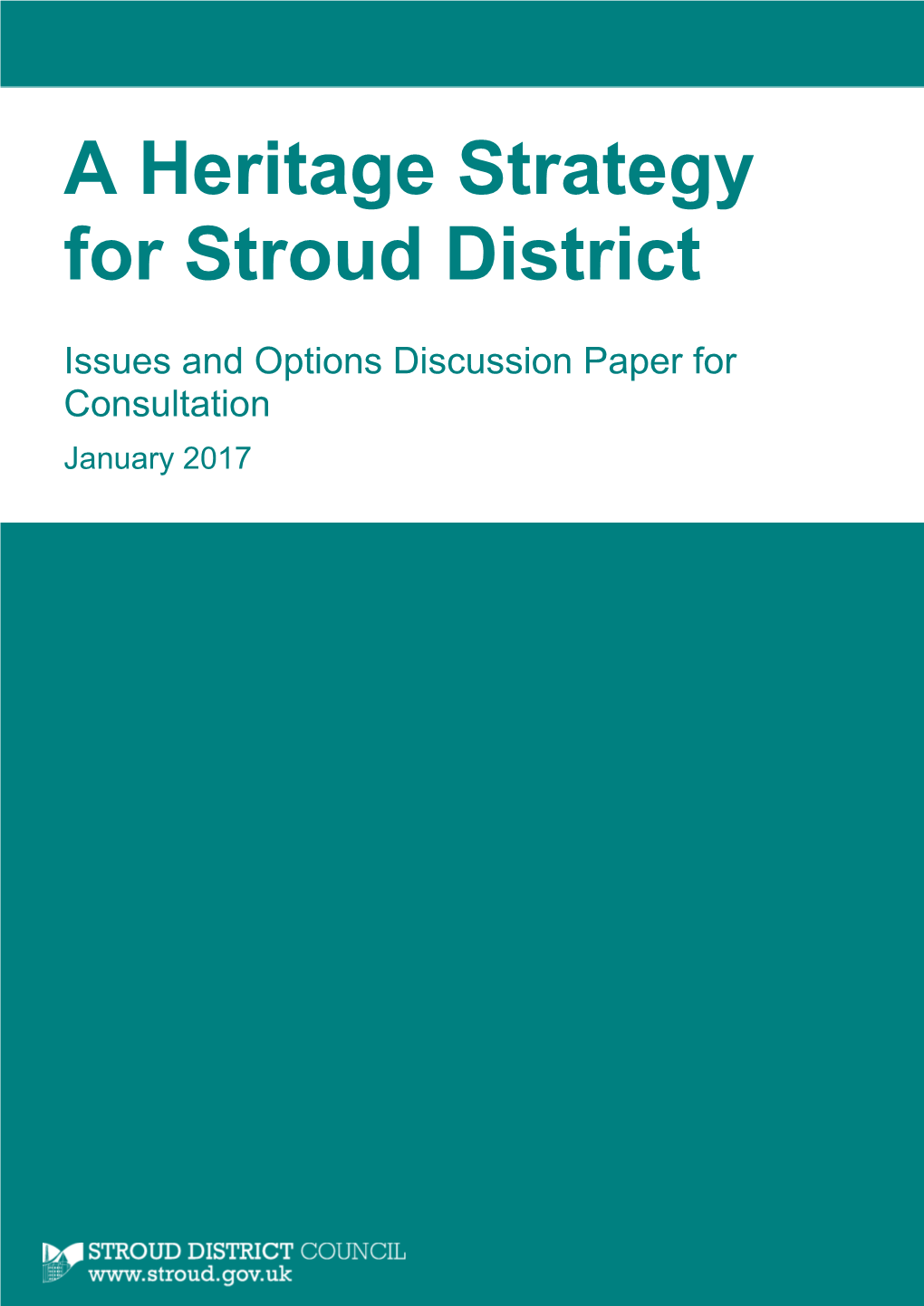 A Heritage Strategy for Stroud District