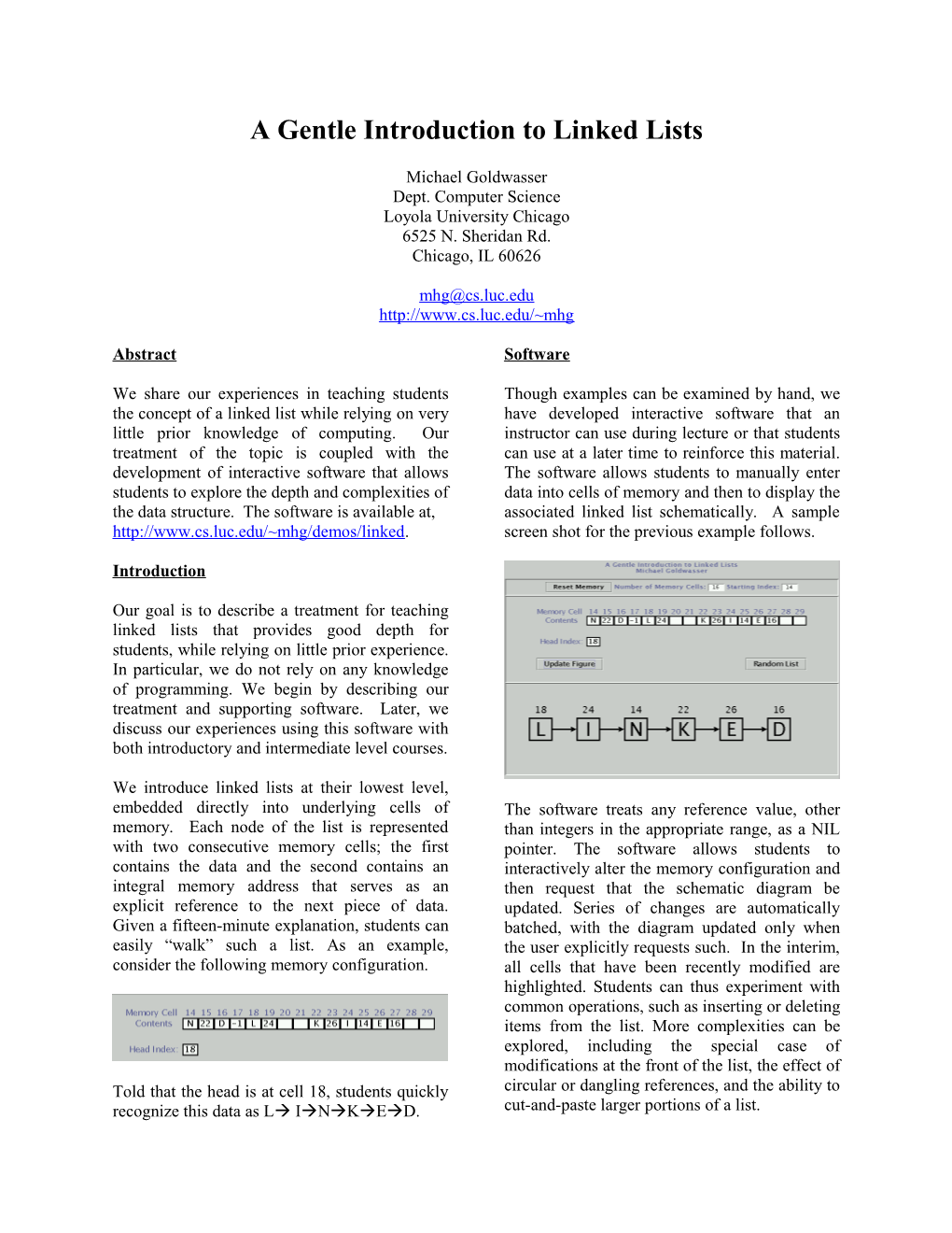 A Gentle Introduction to Linked Lists