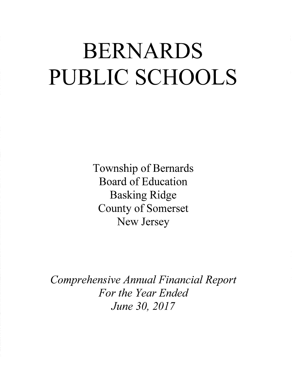 Bernards Public Schools
