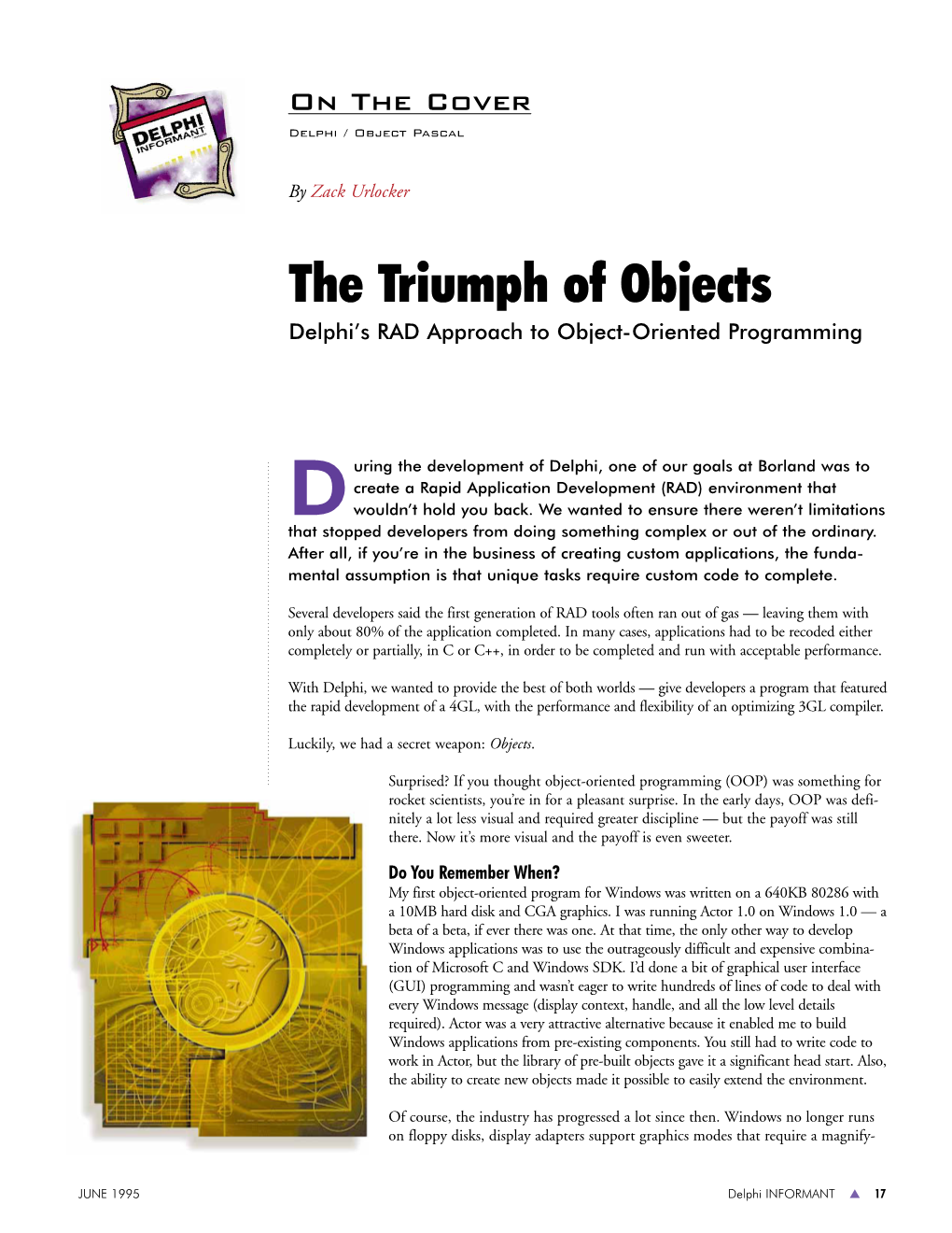 The Triumph of Objects Delphi’S RAD Approach to Object-Oriented Programming