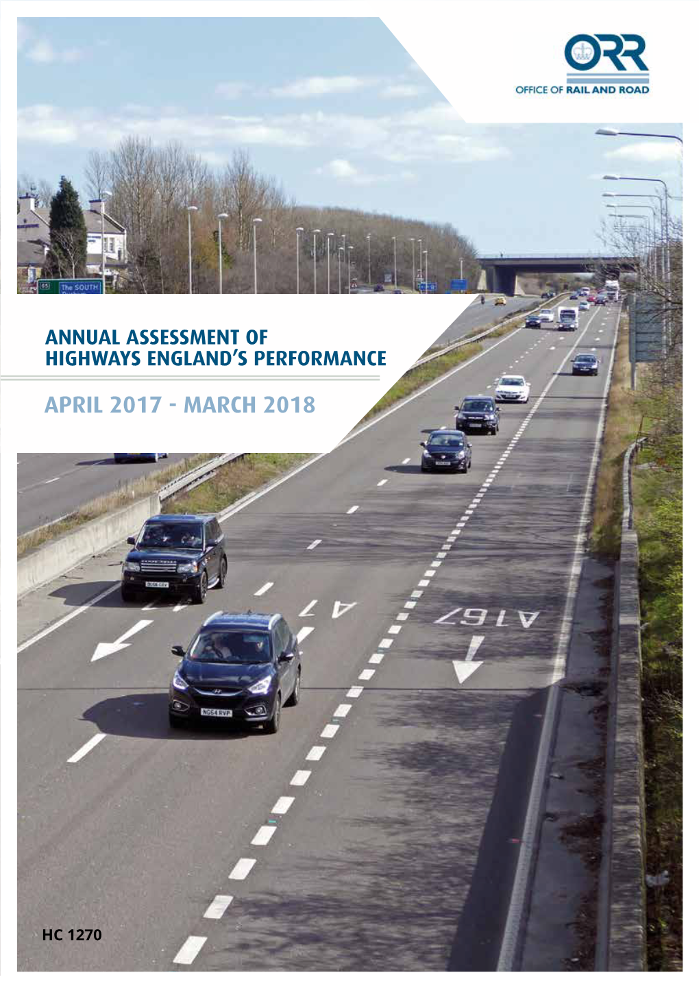 Annual Assessment of Highways England's Performance 2017-18