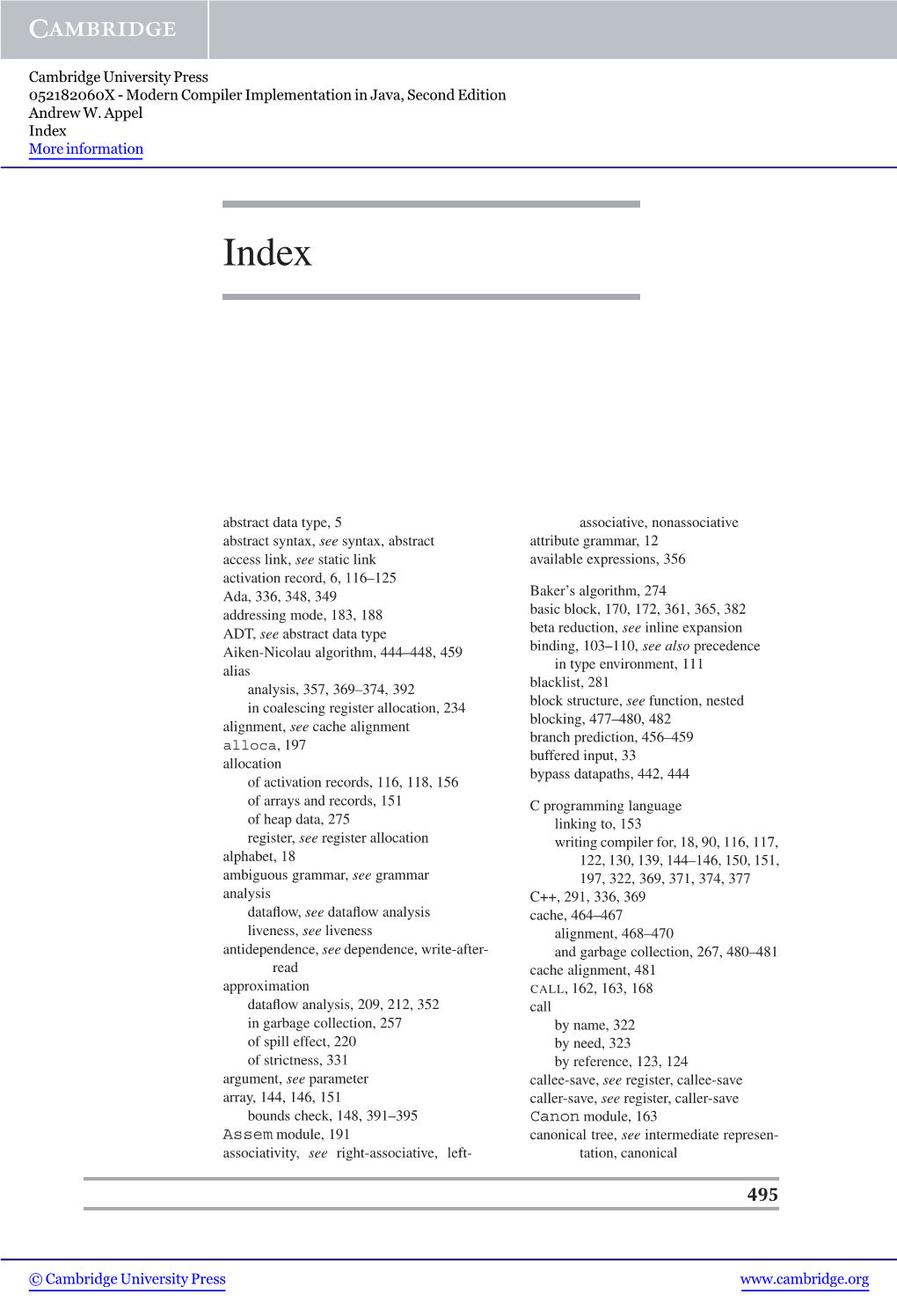 Abstract Data Type, 5 Abstract Syntax, See Syntax, Abstract Access Link