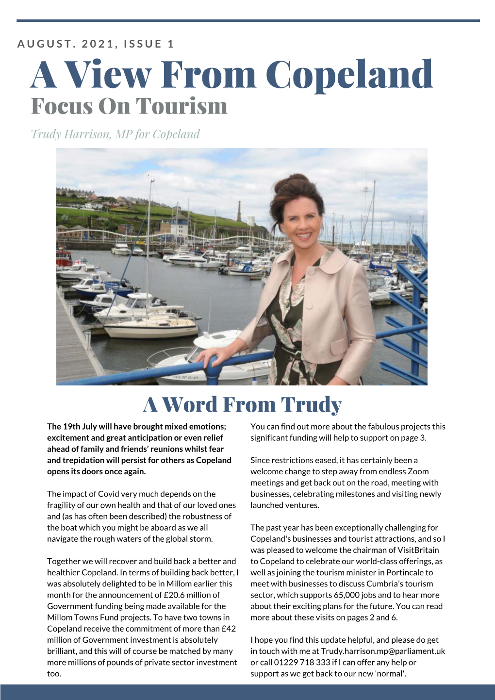 Copeland Tourism Newsletter