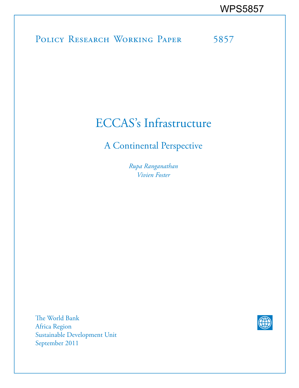 ECCAS's Infrastructure