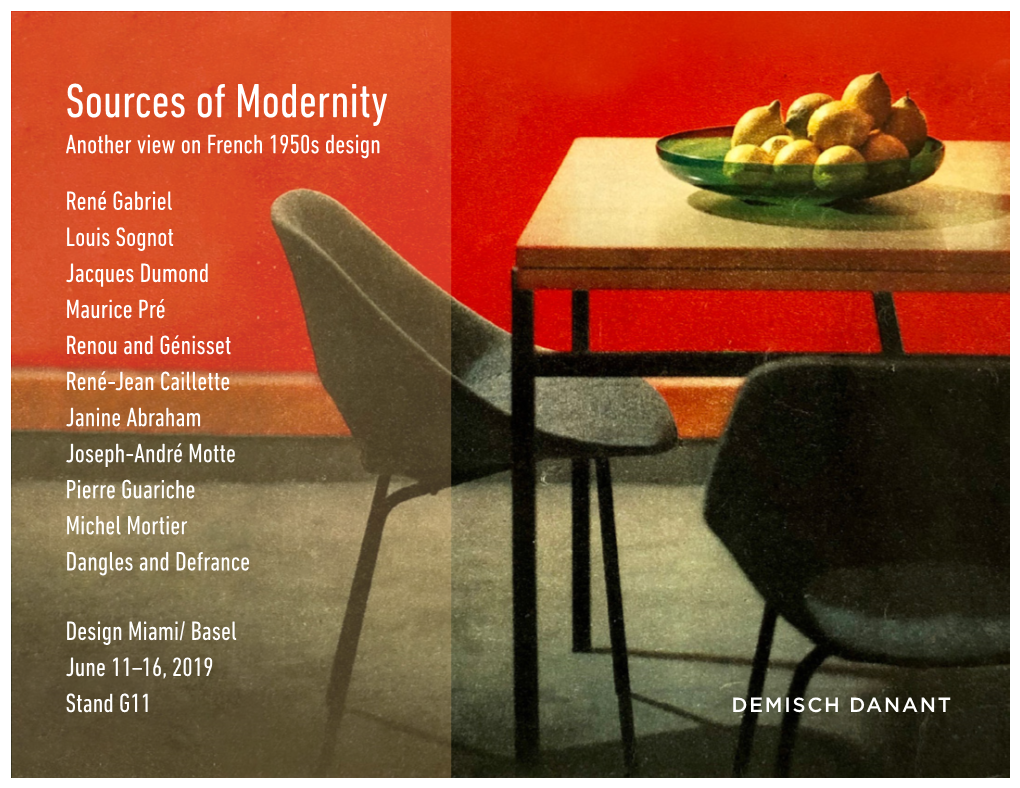 Sources of Modernity Another View on French 1950S Design