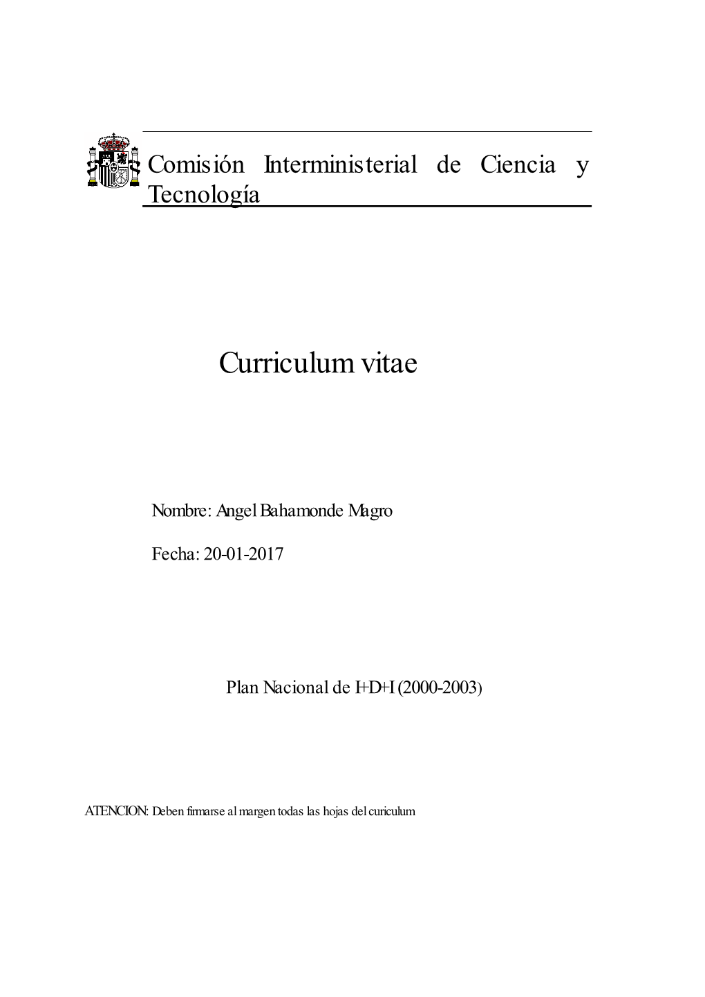 Curriculum Vitae