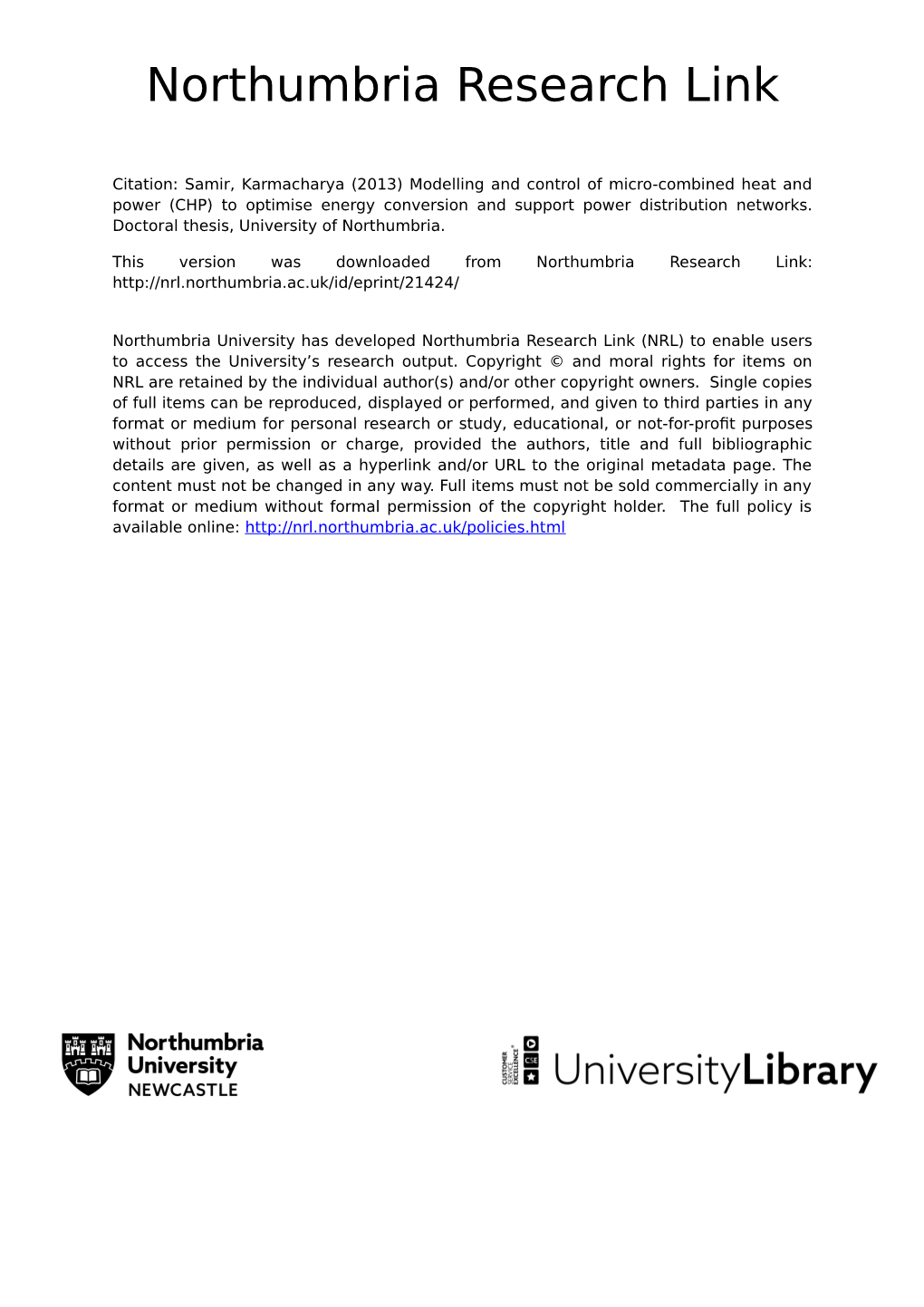 Modelling and Control of Micro-Combined Heat and Power (CHP) to Optimise Energy Conversion and Support Power Distribution Networks