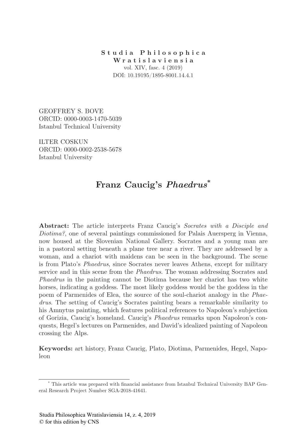 Franz Caucig's Phaedrus*