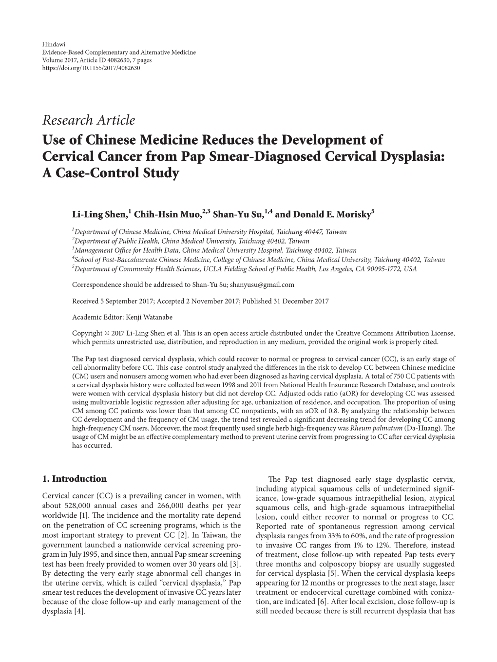 A Case-Control Study