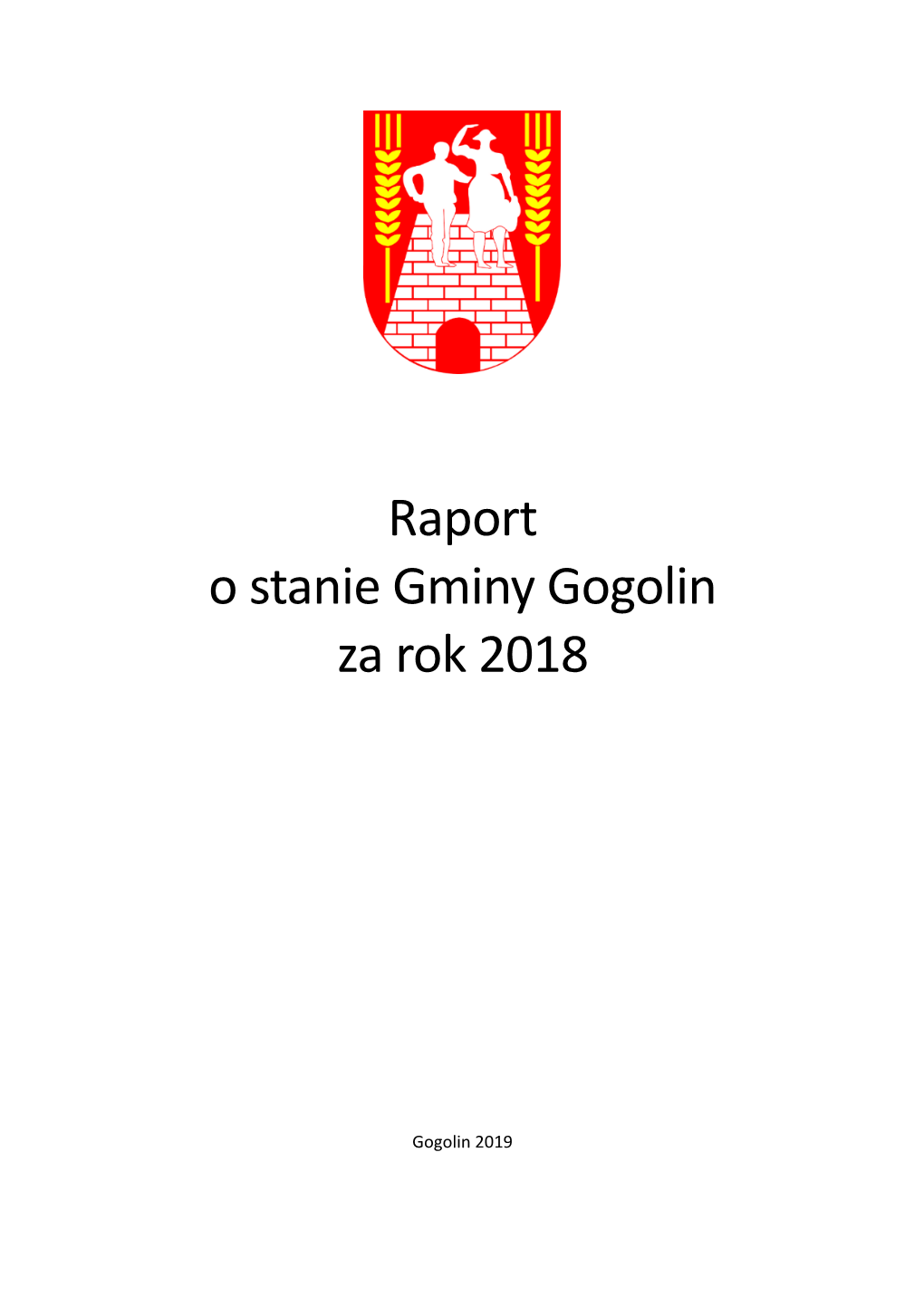 Raport O Stanie Gminy Gogolin Za Rok 2018