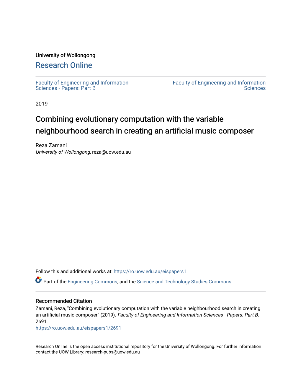 Combining Evolutionary Computation with the Variable Neighbourhood Search in Creating an Artificial Music Composer