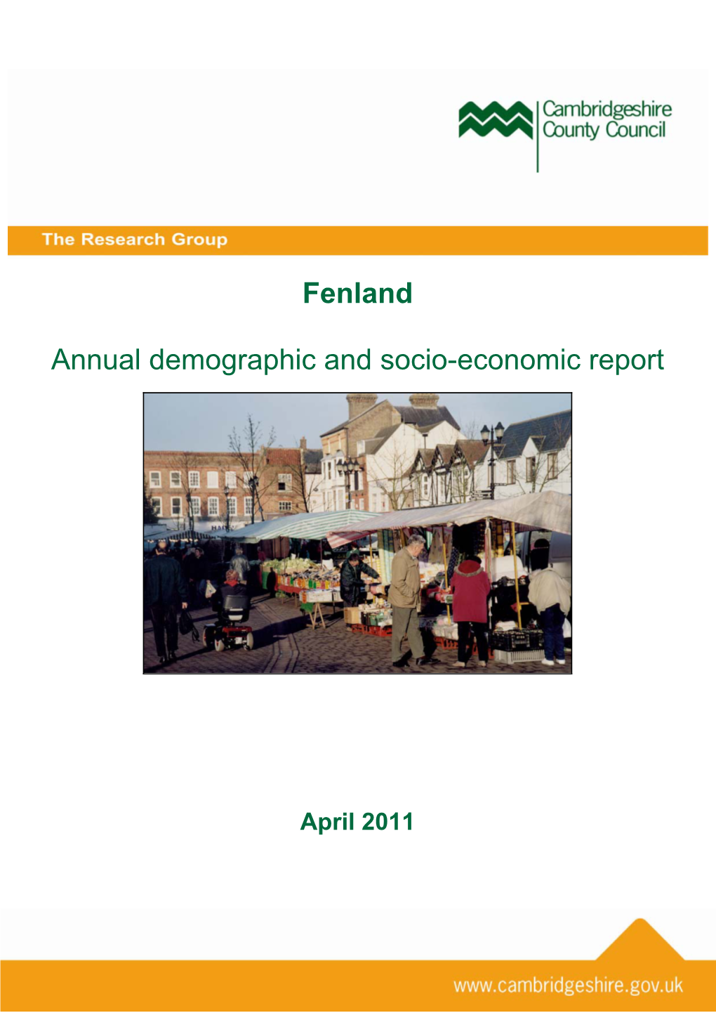 Fenland Annual Demographic and Socio-Economic Report