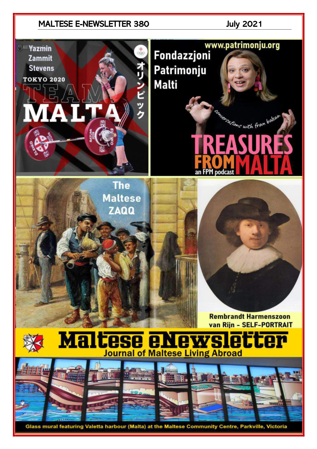 MALTESE E-NEWSLETTER 380 July 2021